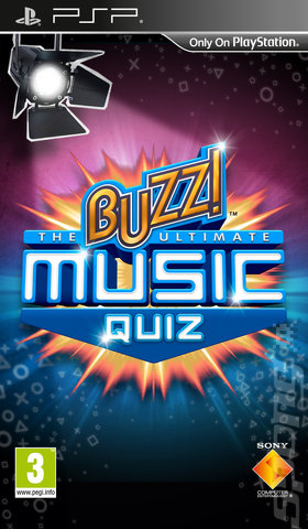 The Buzz! Ultimate Music Quiz - PSP Cover & Box Art