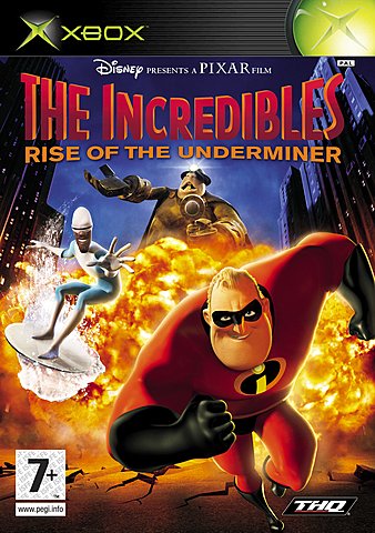 The Incredibles: Rise of the Underminer - Xbox Cover & Box Art