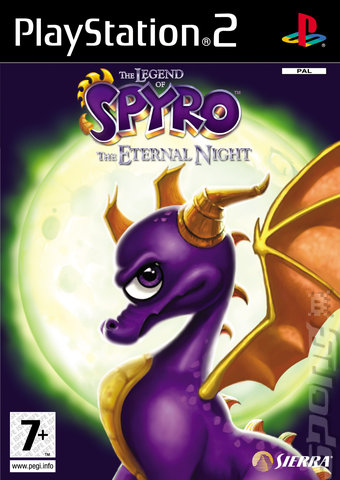The Legend Of Spyro: The Eternal Night - PS2 Cover & Box Art