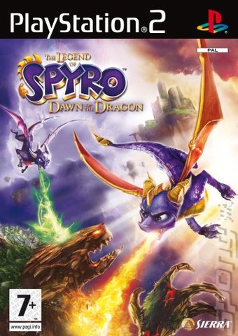 The Legend Of Spyro: Dawn Of The Dragon - PS2 Cover & Box Art