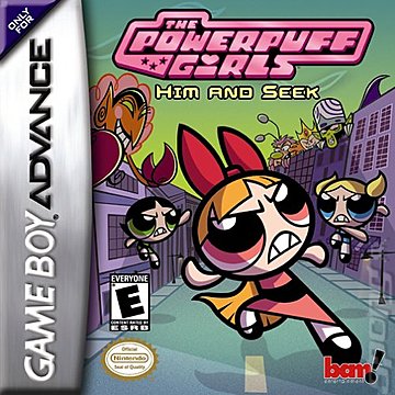 The Powerpuff Girls: Him and Seek - GBA Cover & Box Art