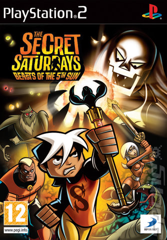 The Secret Saturdays: Beasts of the 5th Sun - PS2 Cover & Box Art