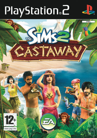 The Sims 2: Castaway - PS2 Cover & Box Art