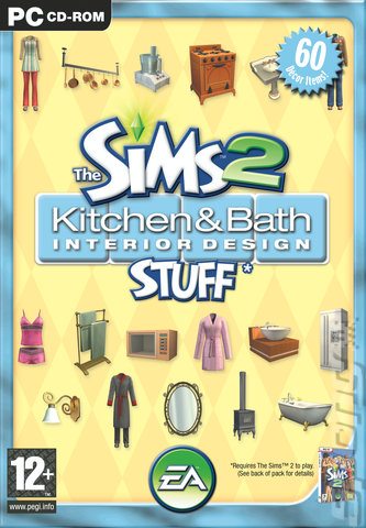 The Sims 2: Kitchen & Bath Interior Design Stuff - PC Cover & Box Art