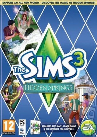 The Sims 3: Hidden Springs - PC Cover & Box Art