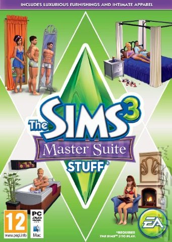 The Sims 3: Master Suite Stuff - PC Cover & Box Art
