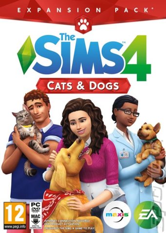 The Sims 4 Cats & Dogs - Mac Cover & Box Art