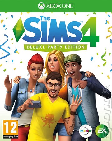 The Sims 4: Deluxe Party Edition - Xbox One Cover & Box Art