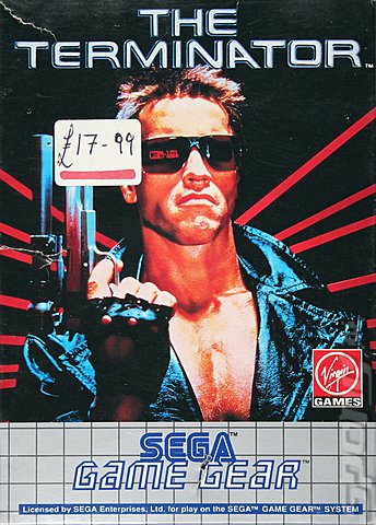 The Terminator - Game Gear Cover & Box Art