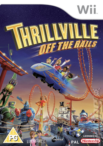 Thrillville: Off the Rails - Wii Cover & Box Art
