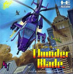 Thunder Blade - NEC PC Engine Cover & Box Art