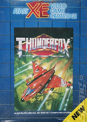 ThunderFox - Atari 400/800/XL/XE Cover & Box Art