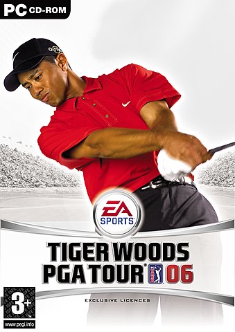 tiger woods pga tour 06 ps2 cover