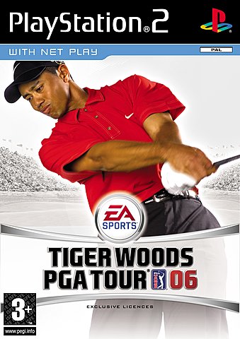 Tiger Woods PGA Tour 06 - PS2 Cover & Box Art