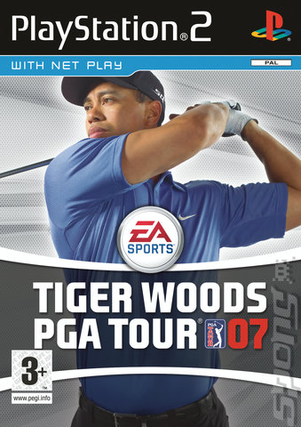Tiger Woods PGA Tour 07 - PS2 Cover & Box Art