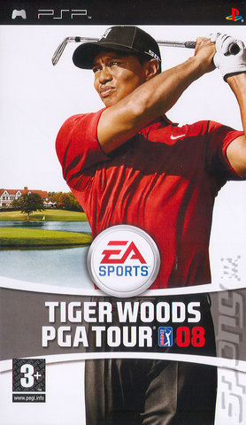 Tiger Woods PGA Tour 08 - PSP Cover & Box Art