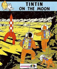 Tin Tin on the Moon - C64 Cover & Box Art