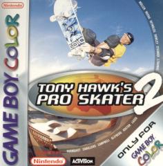 Tony Hawk's Pro Skater 2 - Game Boy Color Cover & Box Art