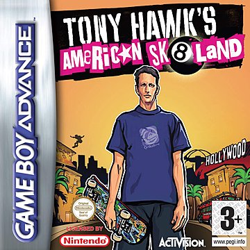 Tony Hawk's American Sk8land - GBA Cover & Box Art