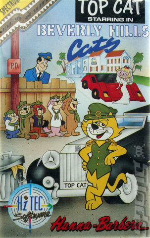 Top Cat Starring in Beverly Hills Cats - Spectrum 48K Cover & Box Art