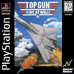Top Gun: Fire At Will! - PlayStation Cover & Box Art