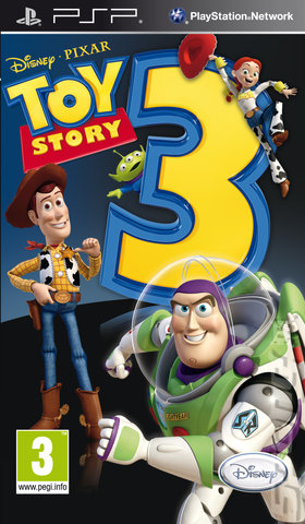 Toy Story 3 - PSP Cover & Box Art