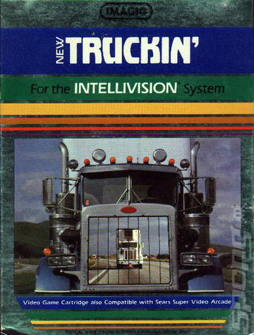 Truckin' - Intellivision Cover & Box Art