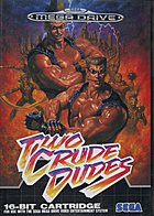 Two Crude Dudes - Sega Megadrive Cover & Box Art
