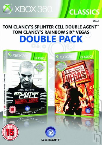 Ubisoft Double Pack: Rainbow Six Vegas & Splinter Cell Double Agent - Xbox 360 Cover & Box Art