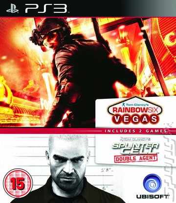 Ubisoft Double Pack: Rainbow Six Vegas & Splinter Cell Double Agent - PS3 Cover & Box Art