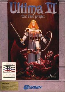 Ultima VI: The False Prophet - C64 Cover & Box Art