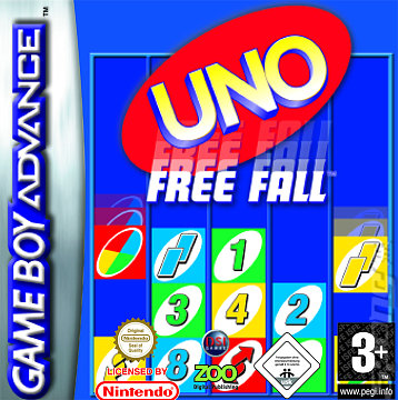 Uno Freefall - GBA Cover & Box Art