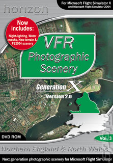 VFR Photo Scenery 3 (N Eng & N Wales)  (PC)