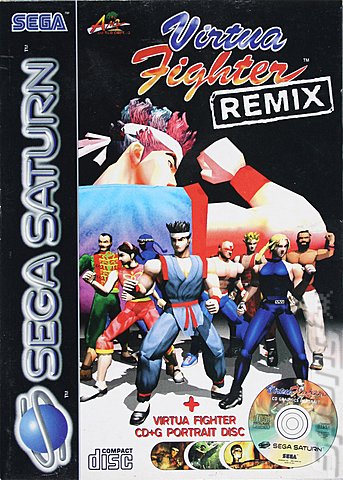 Virtua Fighter: Remix - Saturn Cover & Box Art