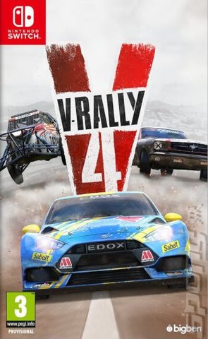V-Rally 4 - Switch Cover & Box Art