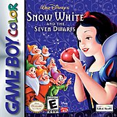 Walt Disney's Snow White and the Seven Dwarfs - Game Boy Color Cover & Box Art