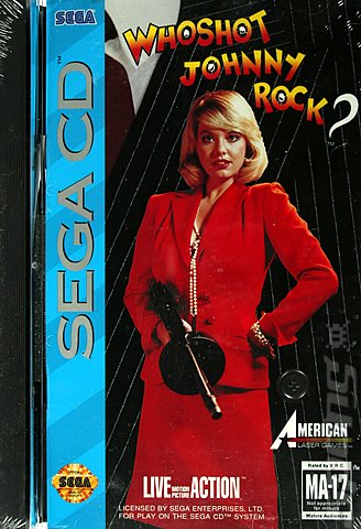 Who Shot Johnny Rock? - Sega MegaCD Cover & Box Art