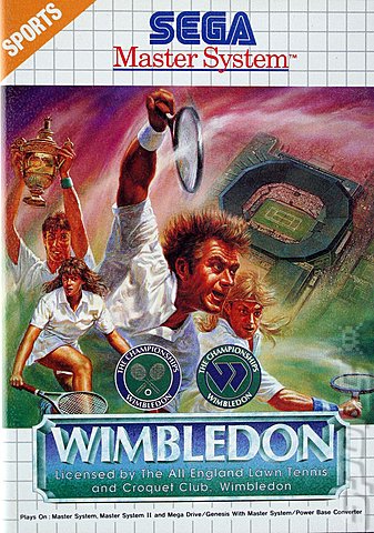 Wimbledon - Sega Master System Cover & Box Art