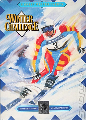 Winter Challenge - Sega Megadrive Cover & Box Art