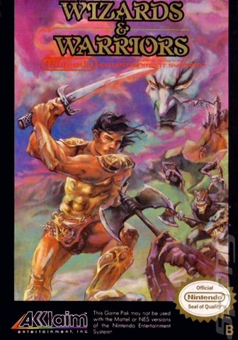 Wizards and Warriors - NES Cover & Box Art