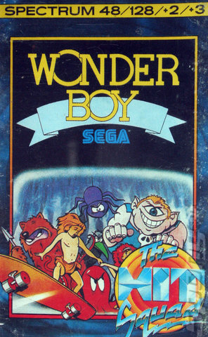Wonderboy - Spectrum 48K Cover & Box Art