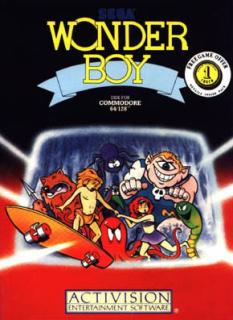 Wonderboy - C64 Cover & Box Art