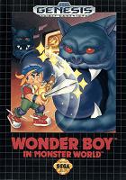 Wonderboy V Monster World III - Sega Megadrive Cover & Box Art