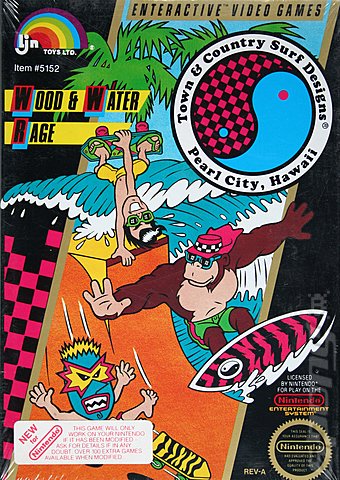Wood & Water Rage - NES Cover & Box Art