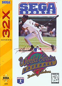 World Series Baseball - Sega 32-X Cover & Box Art