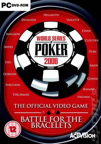 World Series of Poker 2008: Battle for the Bracelets - PC Cover & Box Art