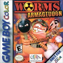 Worms Armageddon - Game Boy Color Cover & Box Art