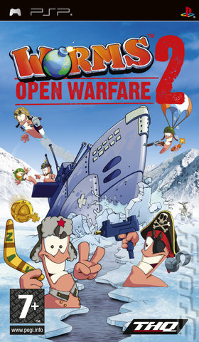 Worms: Open Warfare 2 - PSP Cover & Box Art