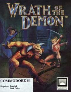 Wrath of the Demon - C64 Cover & Box Art
