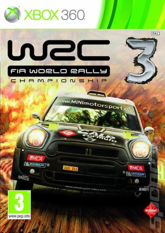 WRC: FIA World Rally Championship 3 - Xbox 360 Cover & Box Art